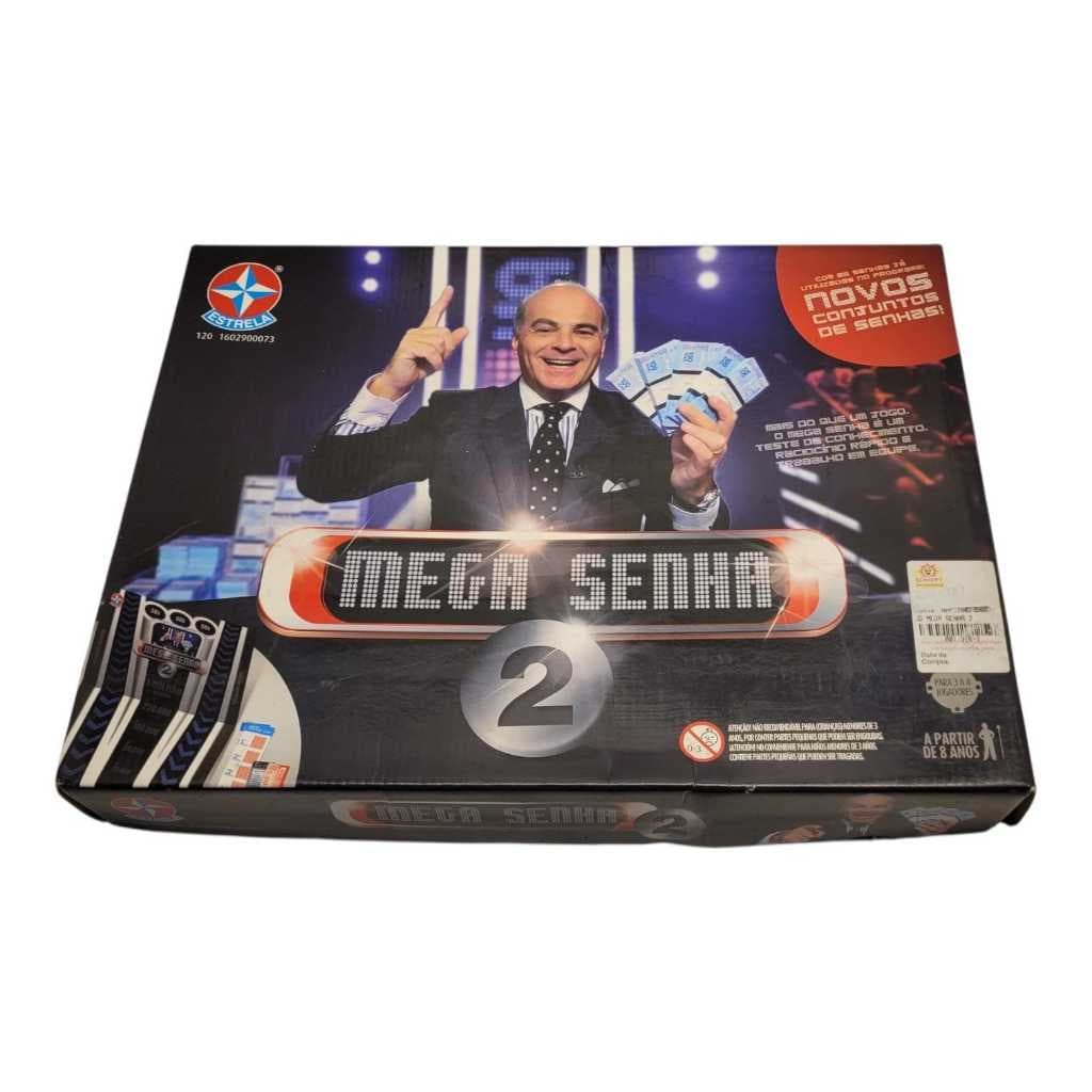 Jogo Mega Senha 2 Completo Tabuleiro Estrela Família Ref 2 (Usado)