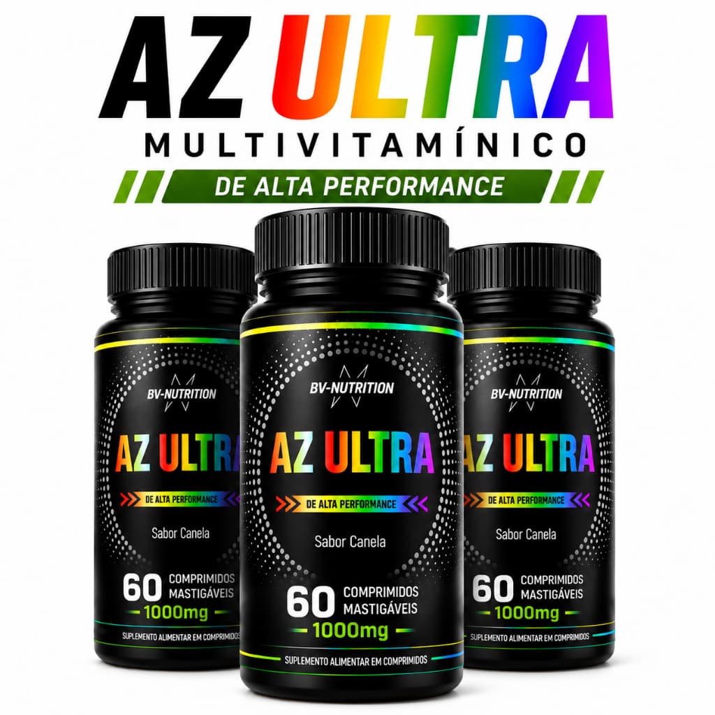 AZ ULTRA 1000MG – Multivitamínico de  Alta Performance | Vita| Energia, Imunidade e Foco