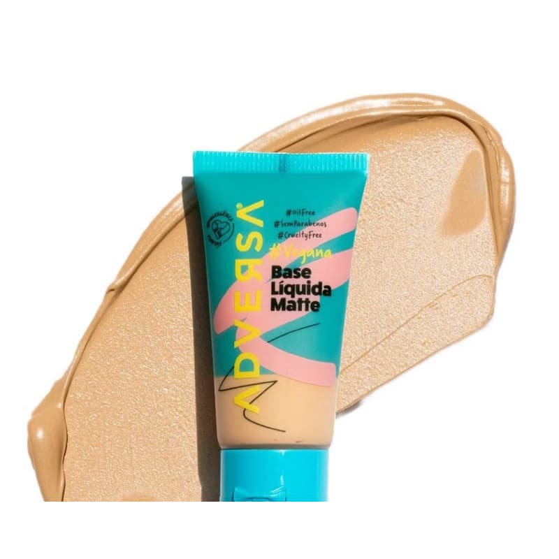 Base Líquida Adversa Efeito Matte 25ml – Diversas Co