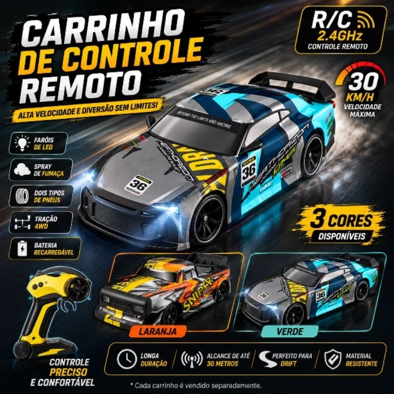 Carrinho de controle remoto NISSAN GTR caminhonete camionete 29cm de alta velocidade rc drift veículo carros 4wd 4×4
