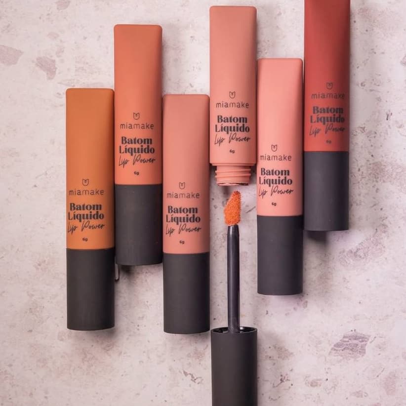 Batom Líquido Matte Mia Make Lip Power 6g