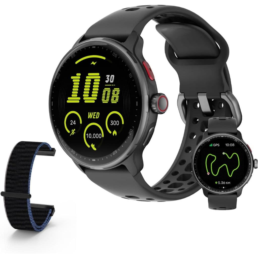 Bettdow SmartWatch GPS, Relogio Smartwatch Masculino e Feminino, 1,43 polegadas HD AMOLED, chamada Bluetooth, Esportivos