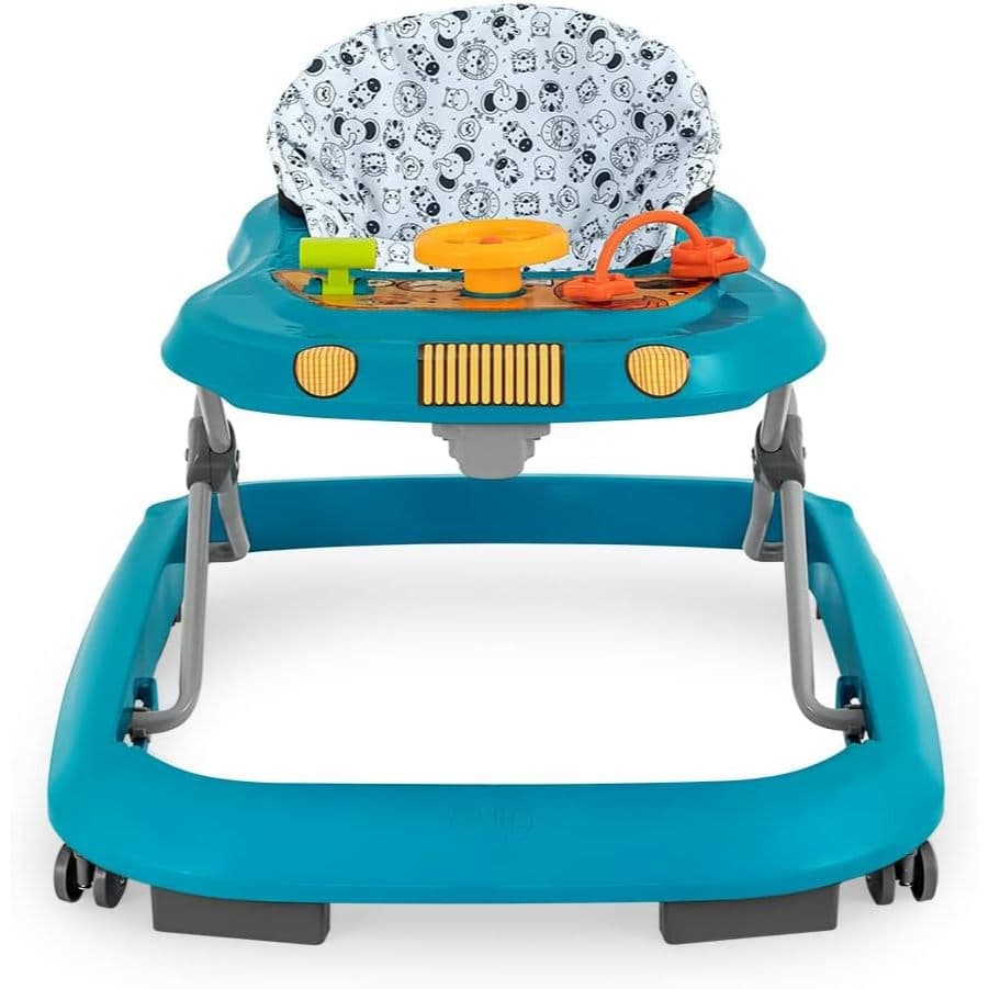 Andador Safari II Tutti baby Infantil para bebês nas cores Azul, Rosa Vermelho, Cinza e Rosa Coroa