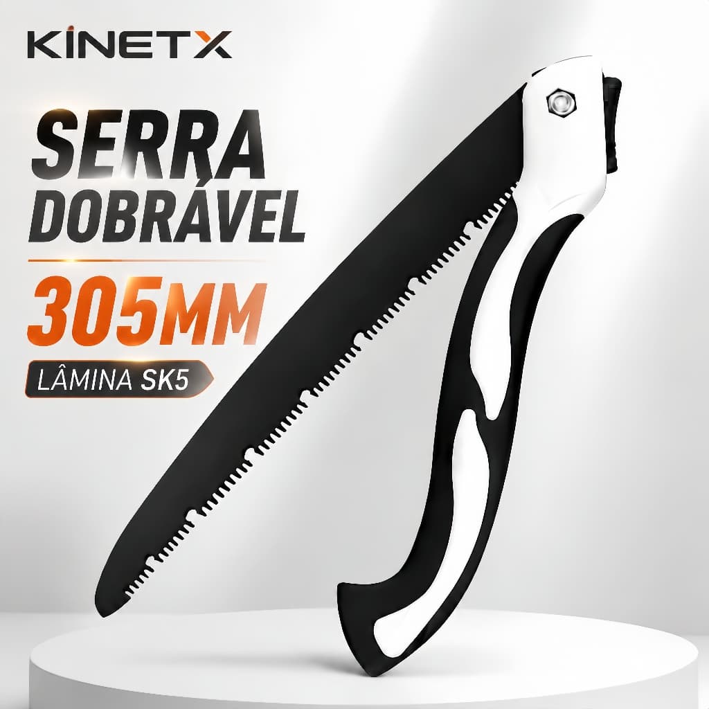 Serra Serrote Dobrável Profissional Lâmina 305mm Poda Galhos  Madeira Serra Camping Bushcraft