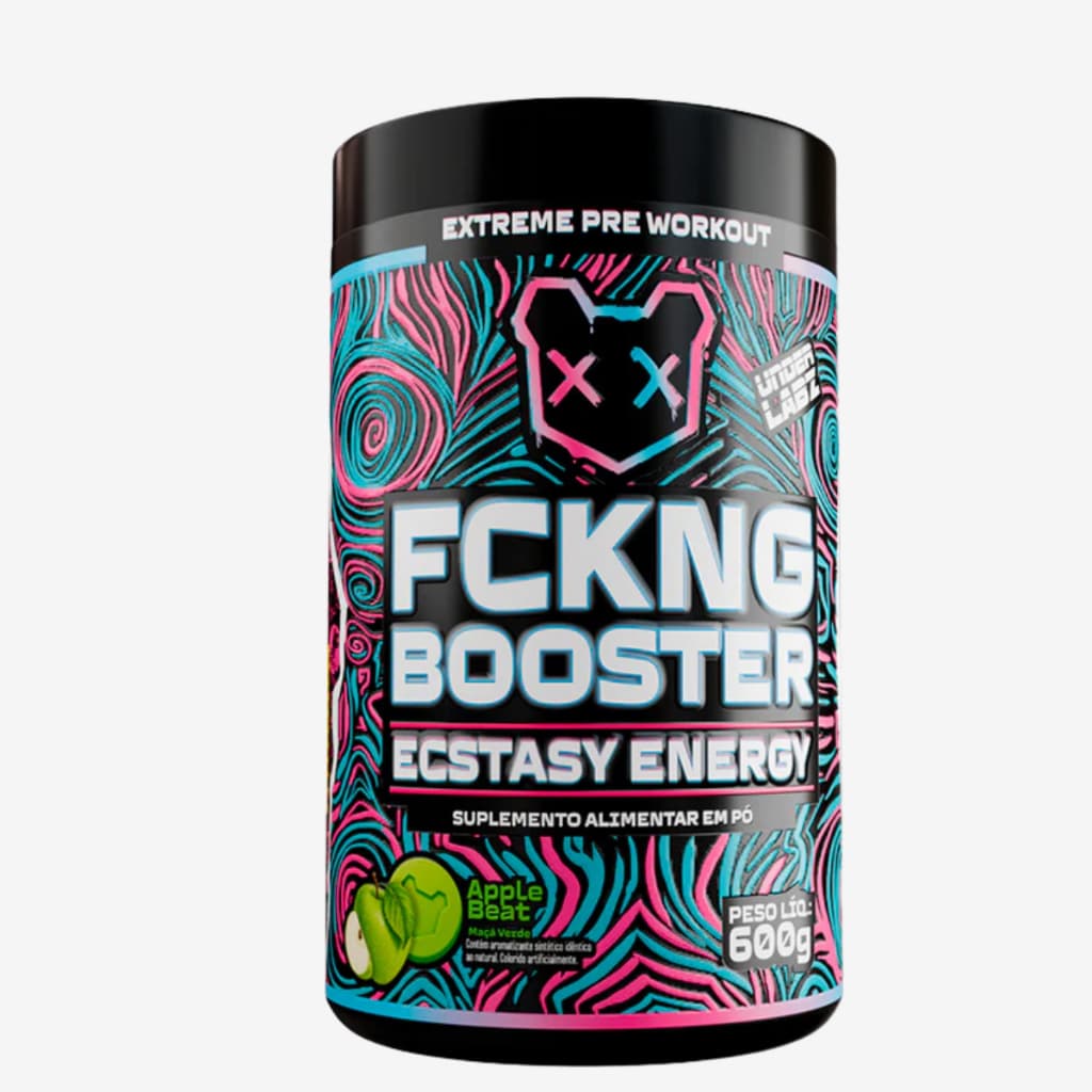Pré Treino Under Labz FCKNG Booster 600g Grape Candy | Energia Foco Performance | Academia
