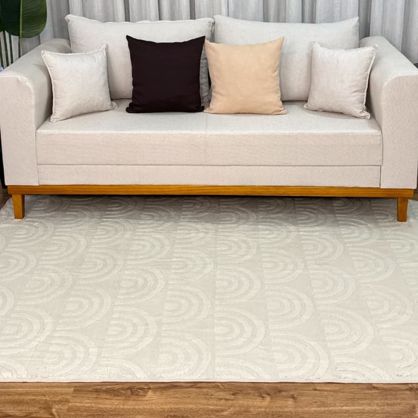 Tapete Sala Conforto Jacquard Antiderrapante 2,00mt x 1,40mt