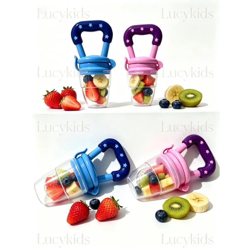Mordedor chupeta de alimentação de silicone para bebe
