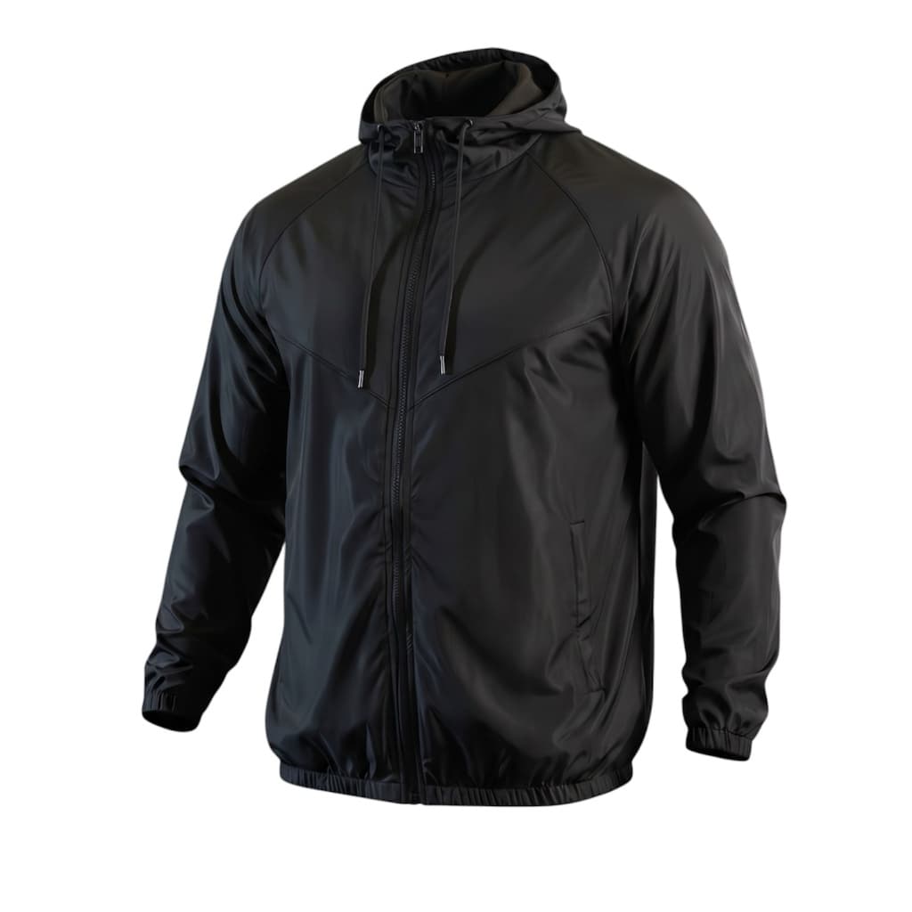 Jaqueta Corta Vento Básica Preta Blusa Agasalho Masculina Liso Impermeável