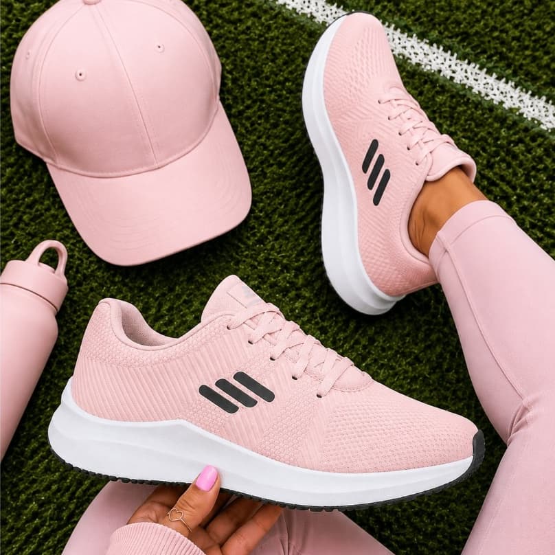 Tênis Feminino e Masculino Esportivo Academia Corrida Leve Confortável Suporte Estável