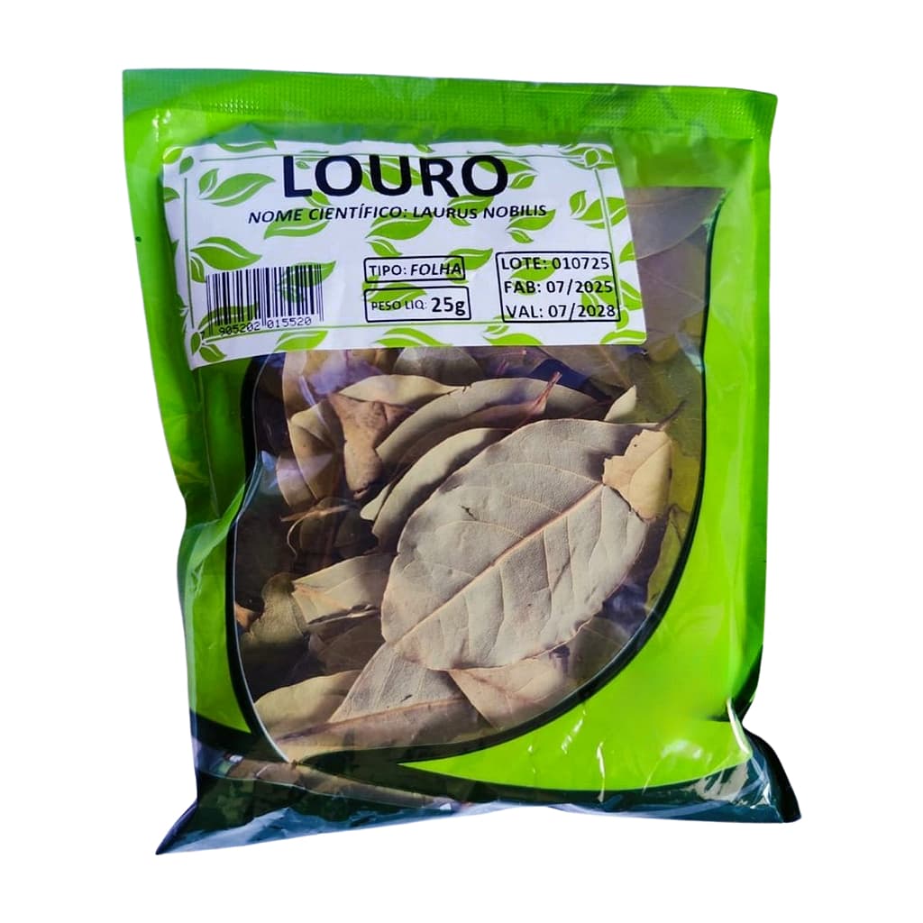 Louro Folha 25g | Tempero Natural e Aromático para Culinária e Infusões