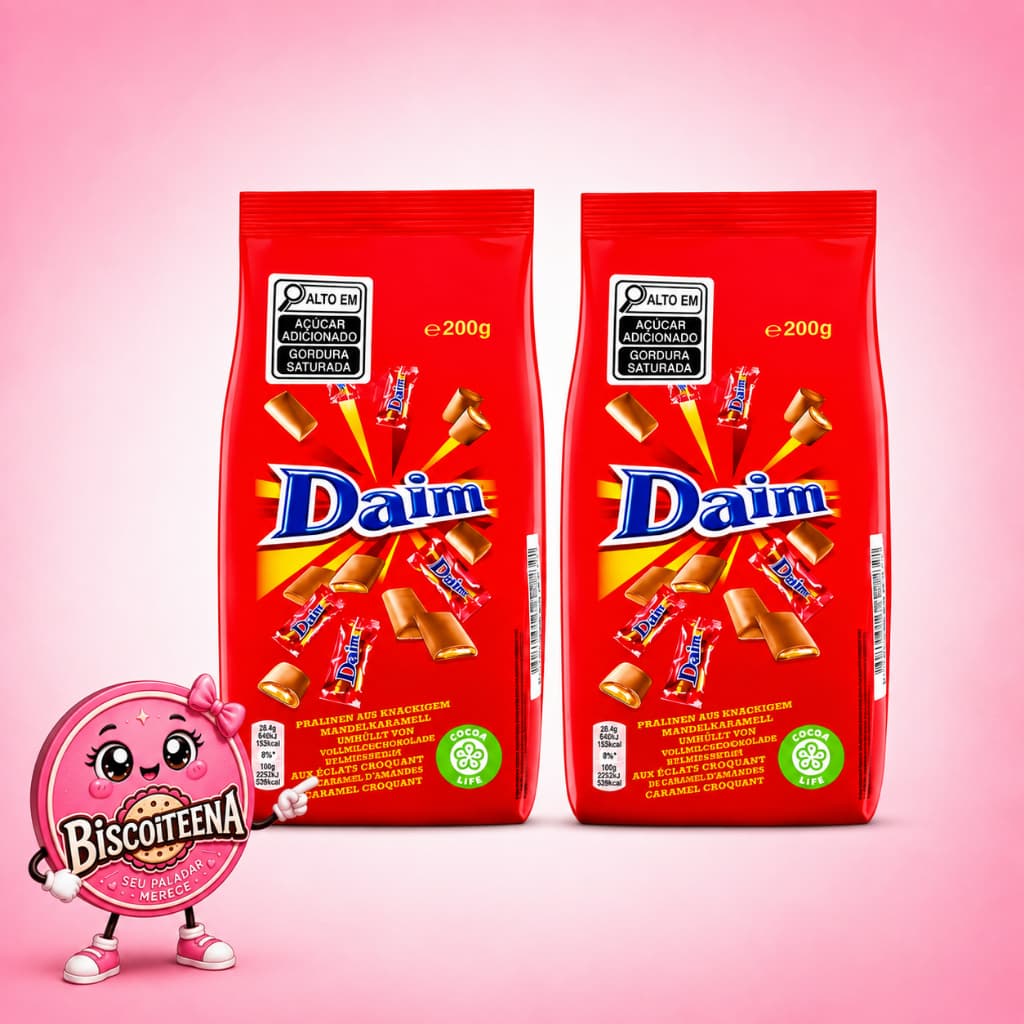 🇸🇪 KIT 2X CHOCOLATE DAIM MINI MILK CARAMELO 200GR