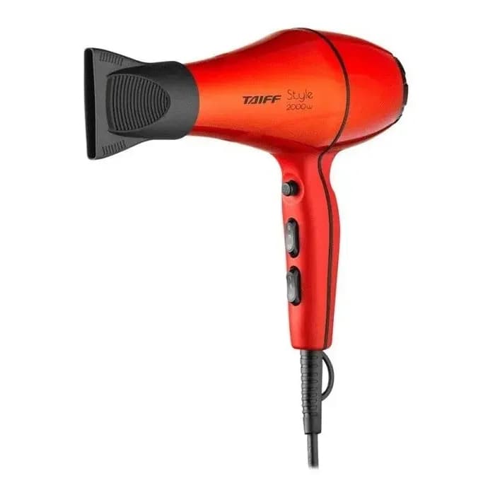 Secador De Cabelo Taiff Profissional Style Vermelho Clássico