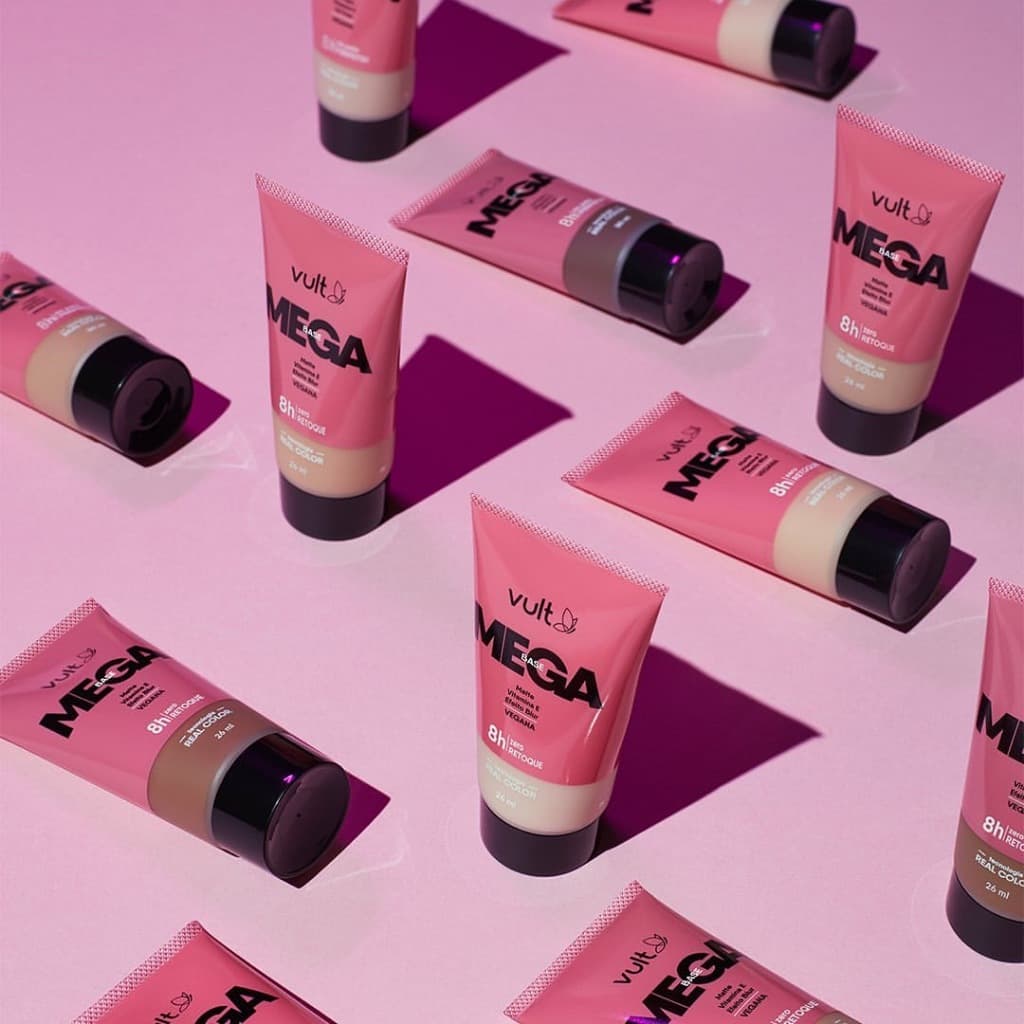 Vul Mega Base Matte Basé Liquída 26 ml (Escolha Sua Cor)