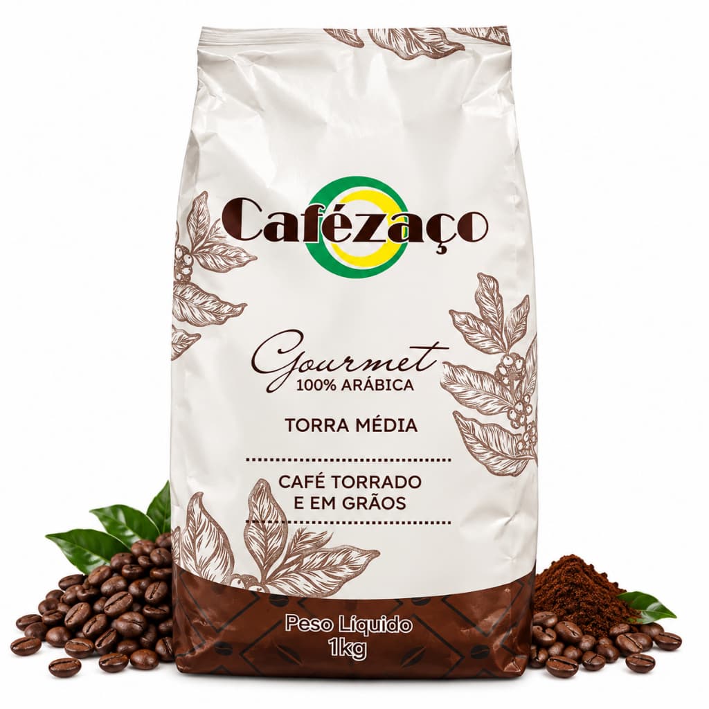Café Gourmet Em Grãos 1 KG - Cafézaço