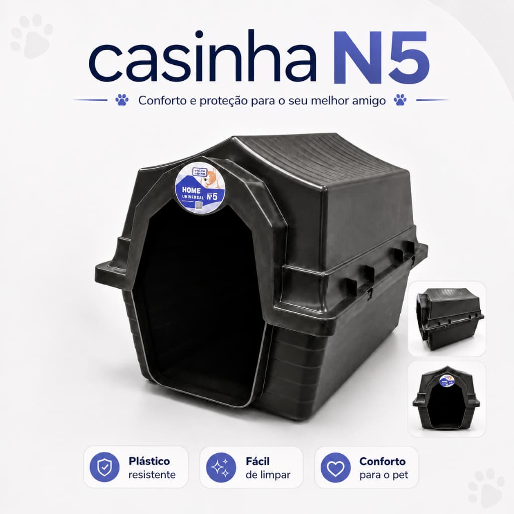 Casinha Para Cachorro N5 Médio e Pequeno Porte Casinha De Cachorro