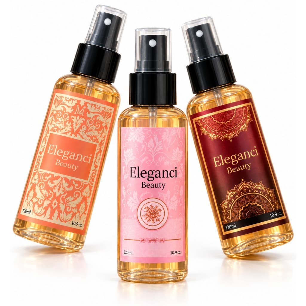 Kit 3 Body Splash Feminino Árabe Premium Inspirado Perfume Importado Fragrância Alta Perfumaria