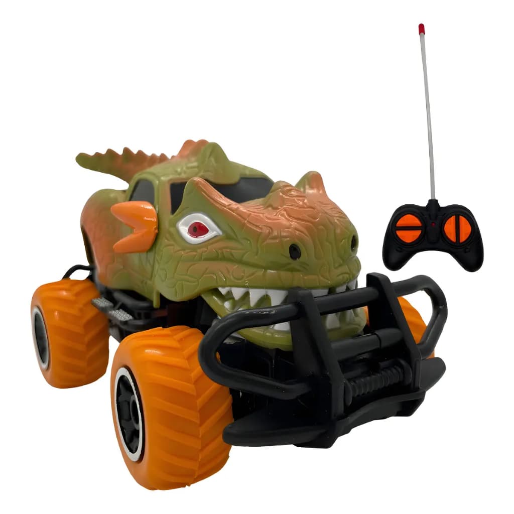 Carrinho de Controle Remoto Dinossauro Brinquedo Dia das Crianças Carrinho a Pilha