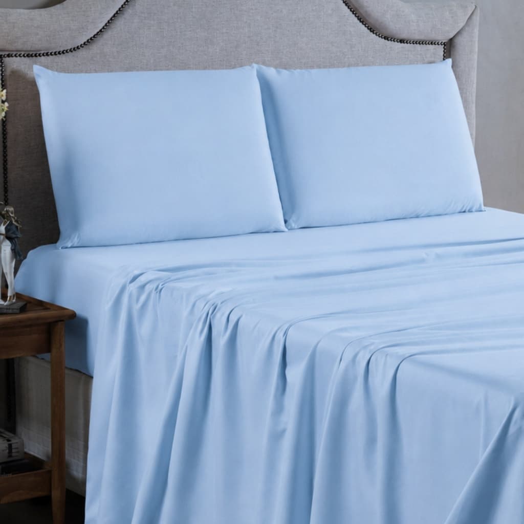 Jogo Cama Box Casal 400 Fios Premium 4 Peças Conjunto Toque Aveludado Hotel Pousada Revenda