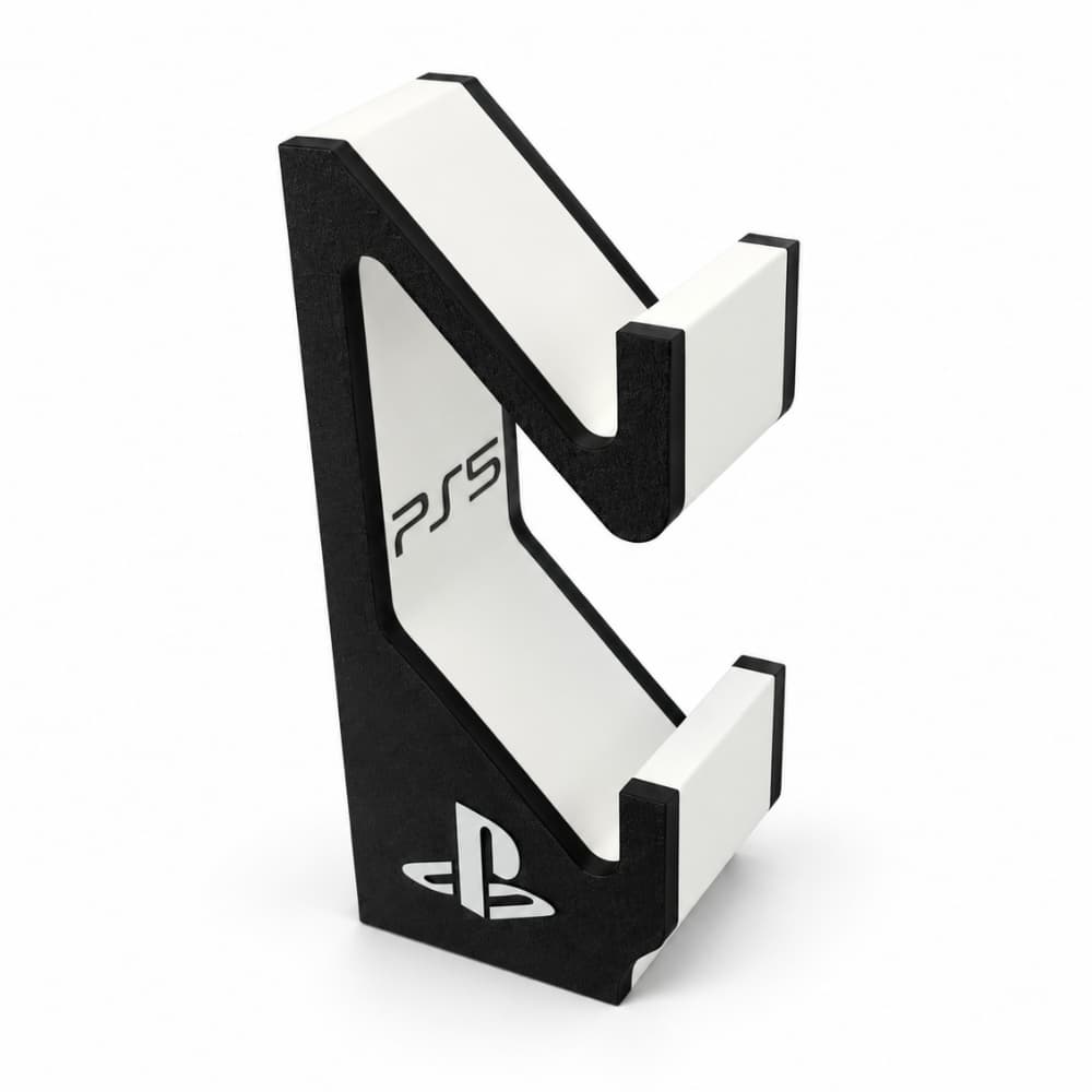 Suporte para 2 Controles PS5 Suporte Gamer de Mesa – Base Gamer Dupla Organizador Setup