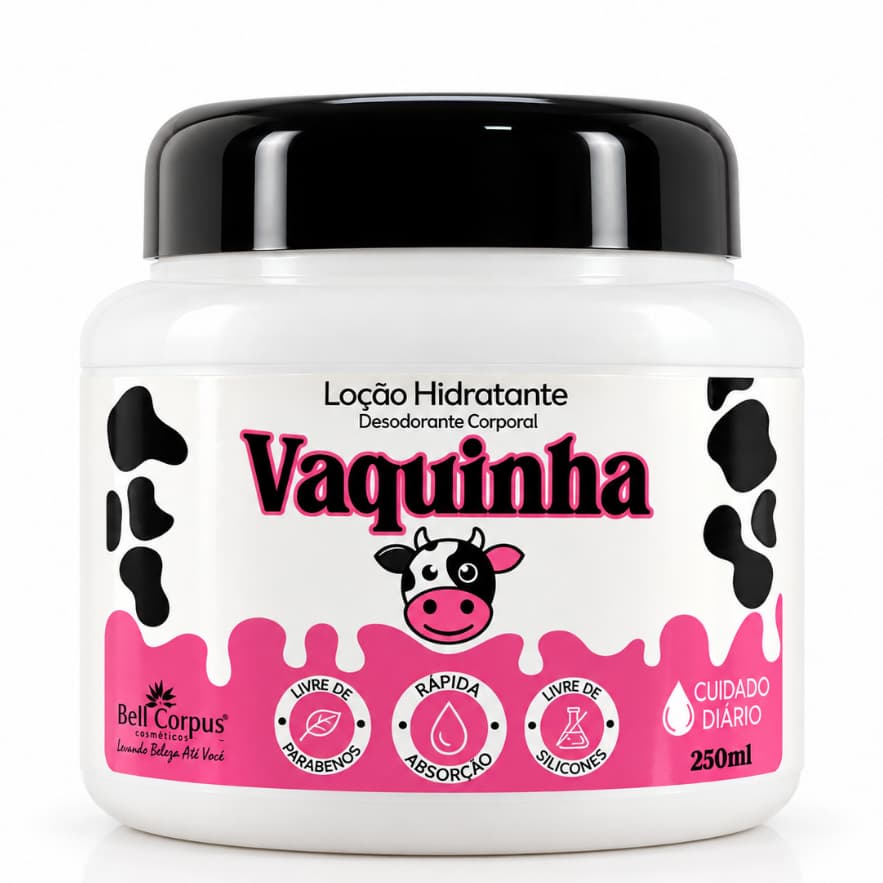 Hidratante Pote 250g Loção Hidratante Vaquinha Cremoso