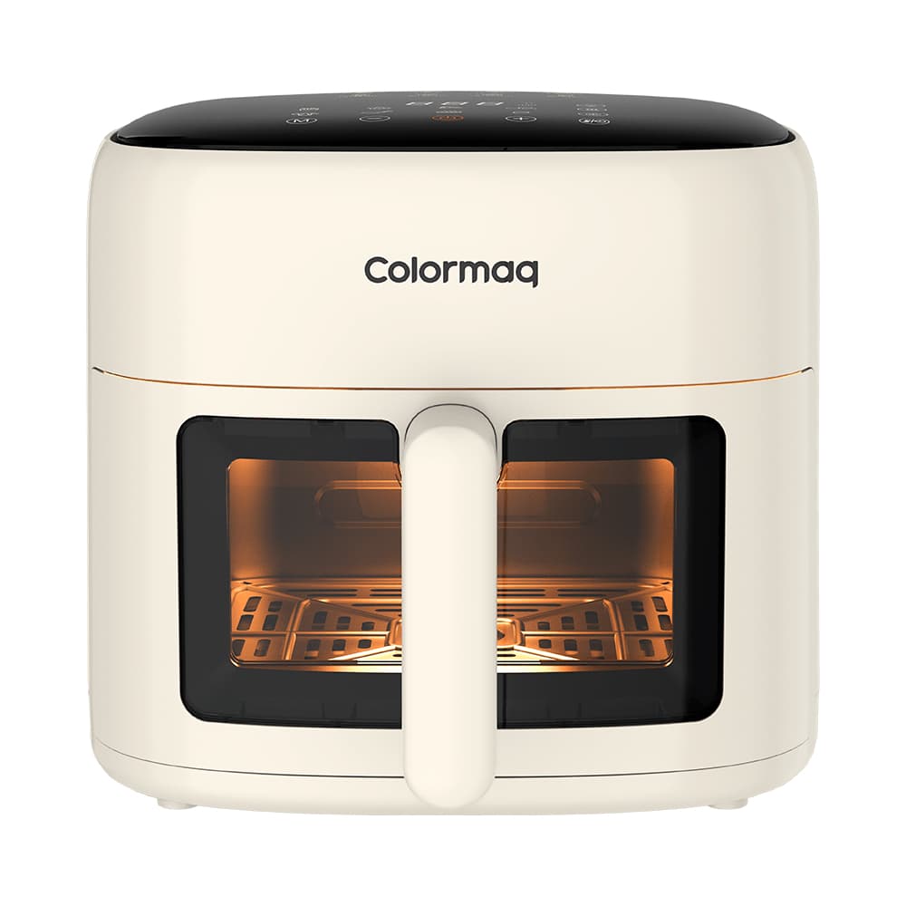Fritadeira Air Fryer Colormaq Creme 6L Painel Digital