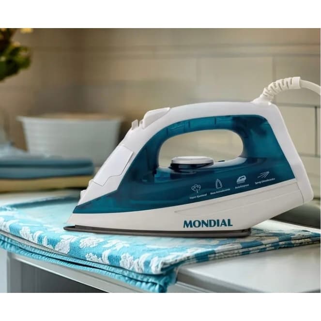 Ferro de Passar a Vapor Mondial 3 em 1 127v