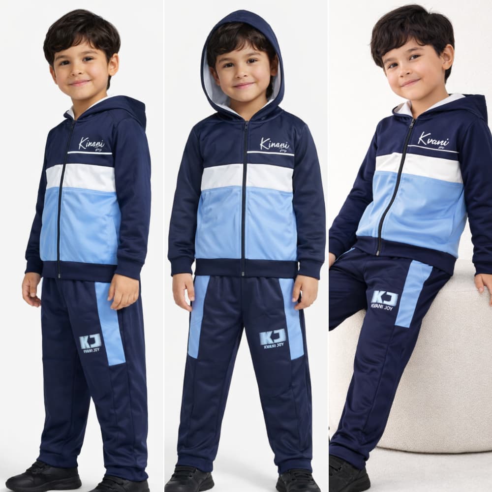 Conjunto Inverno 3 Peças Esportivo Masculino Casaco Calça e Camiseta ou 2 Peças Tamanho 2 ao 12 Anos