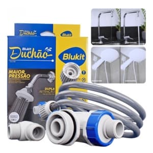 Válvula Duchão 3/4" e 1.1/2" para Caixa d'água Aumentar pressão chuveiro e torneiras Blukit