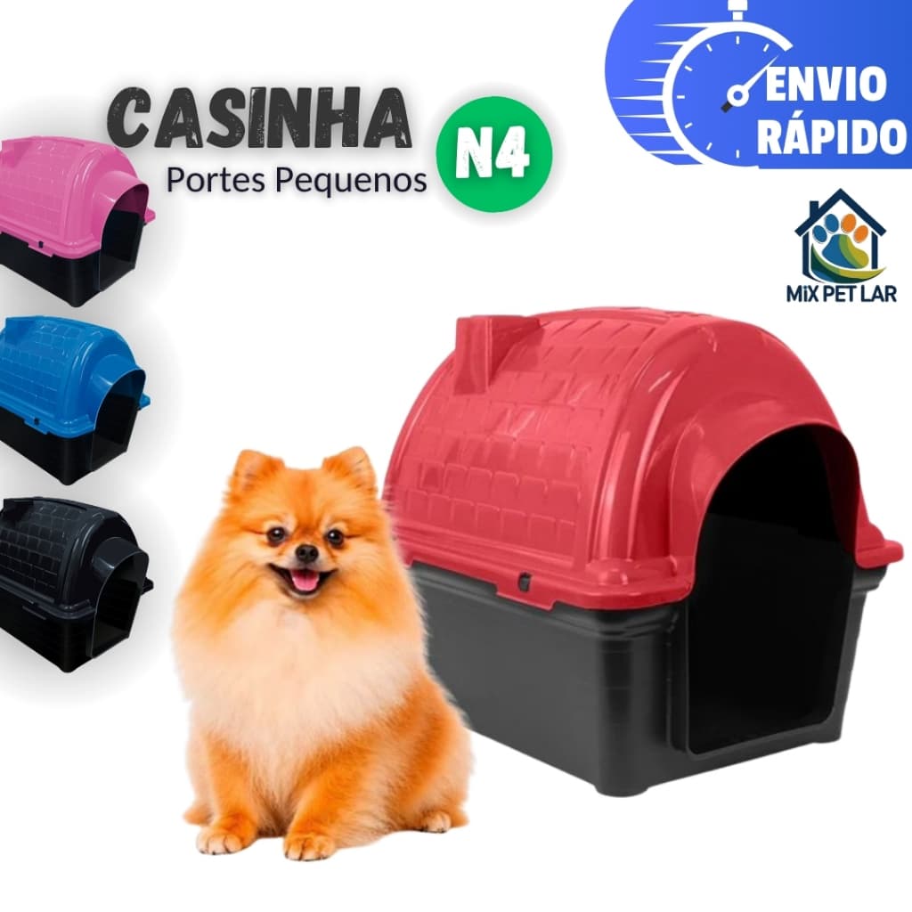 CASINHA CACHORRO N4 PORTE PEQUENO CASA IGLU COM PROTEÇÃO RAIOS UV DESMONTÁVEL LAVÁVEL