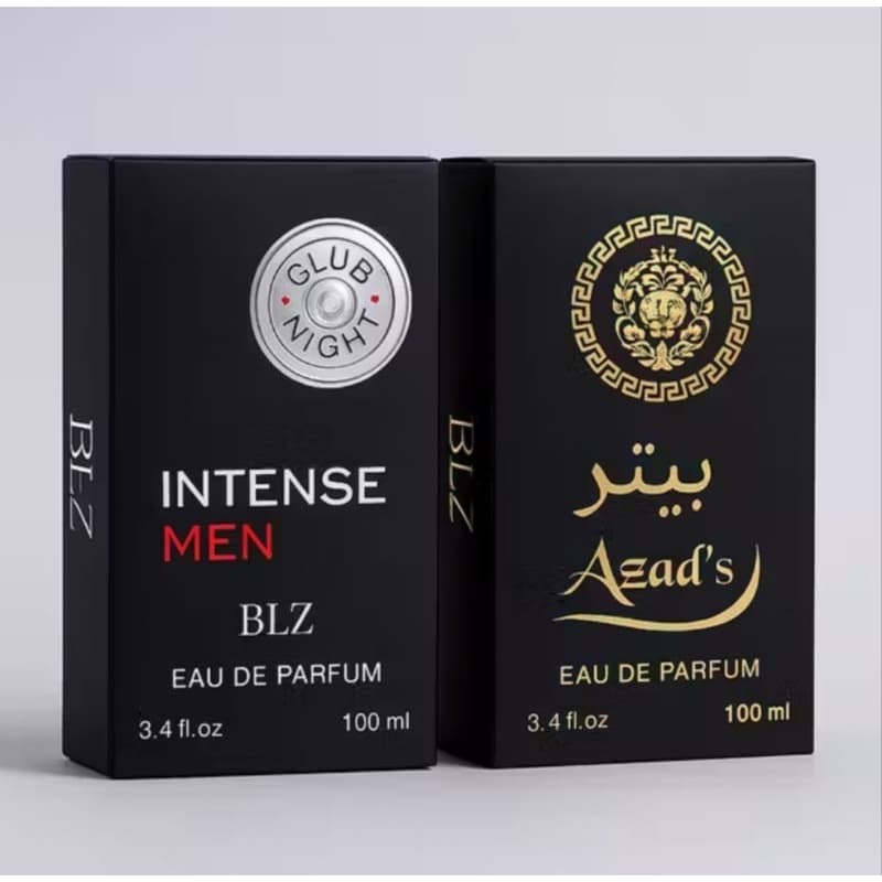 Kit 02 Perfumes Masculinos Intense Men e Azad's EAU de Parfum 100ml - Ref Importado