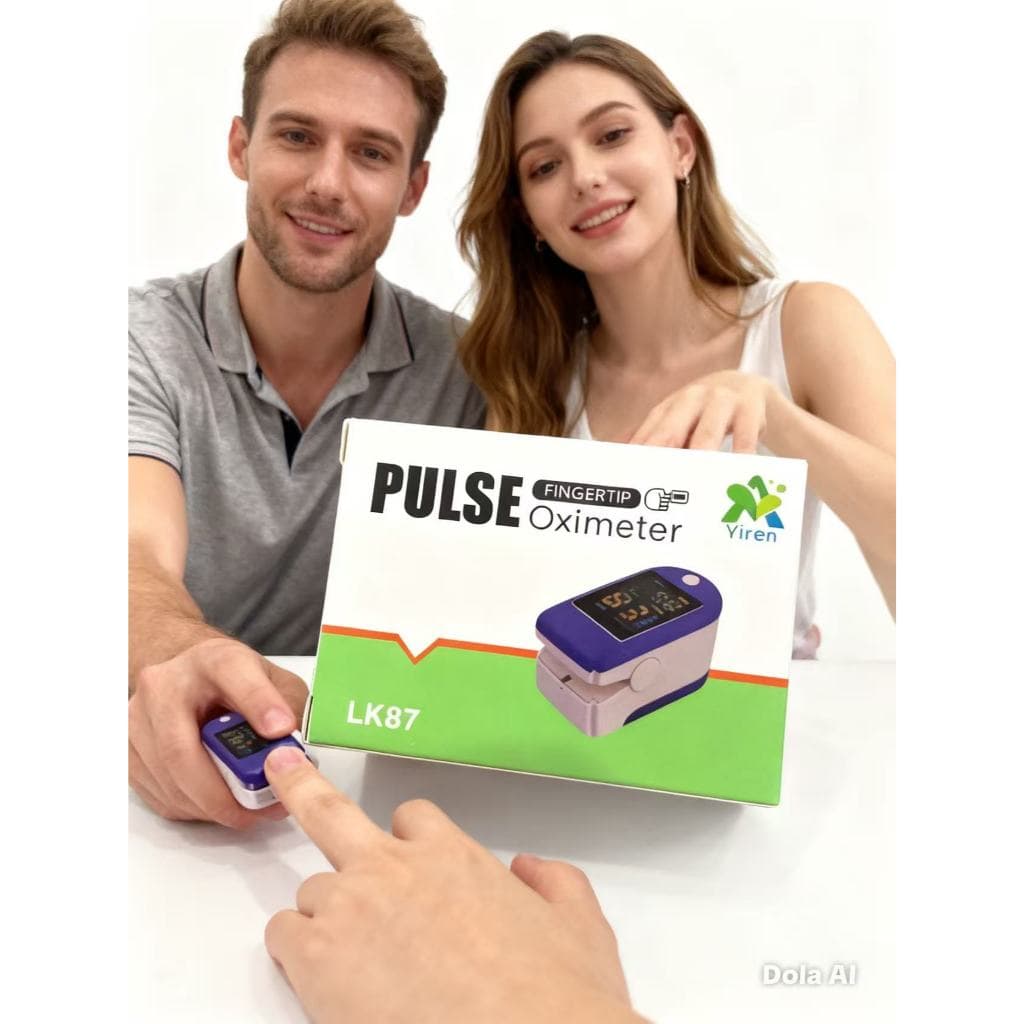 Oxímetro de Dedo Pulso Digital Batimento Frequência Cardíaca