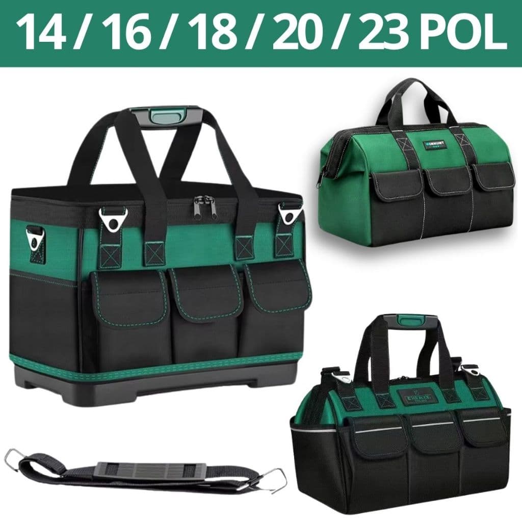 Caixa de Ferramentas Bolsa Profissional Maleta Organizadora 14/16/18/23 polegadas Multiuso Tool Box Tecido Resistente