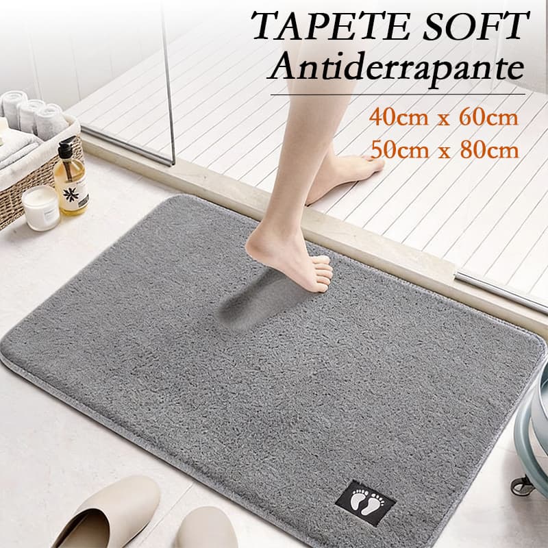 Tapete Para Banheiro Antiderrapante Diversas Cores Super Absorvente Seca Rápido Macio Para Sala e Quarto
