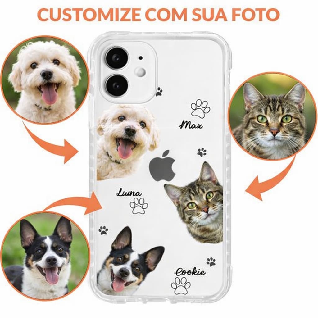 Capinha de Celular personalizada com foto - Picture - Meus Pets - Diversos Celulares