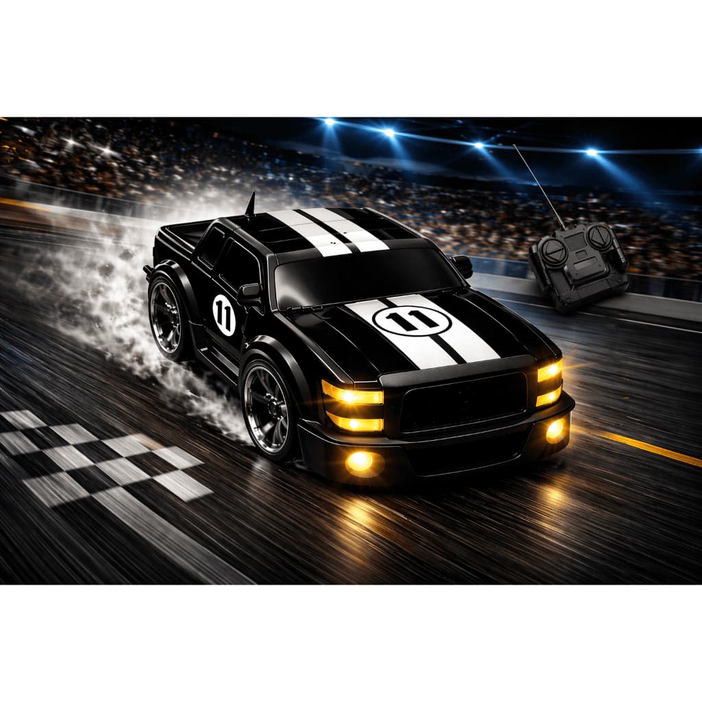 Carrinho de Controle Remoto Corrida Brinquedo Esportivo Racing Club Tunning Infantil Menino