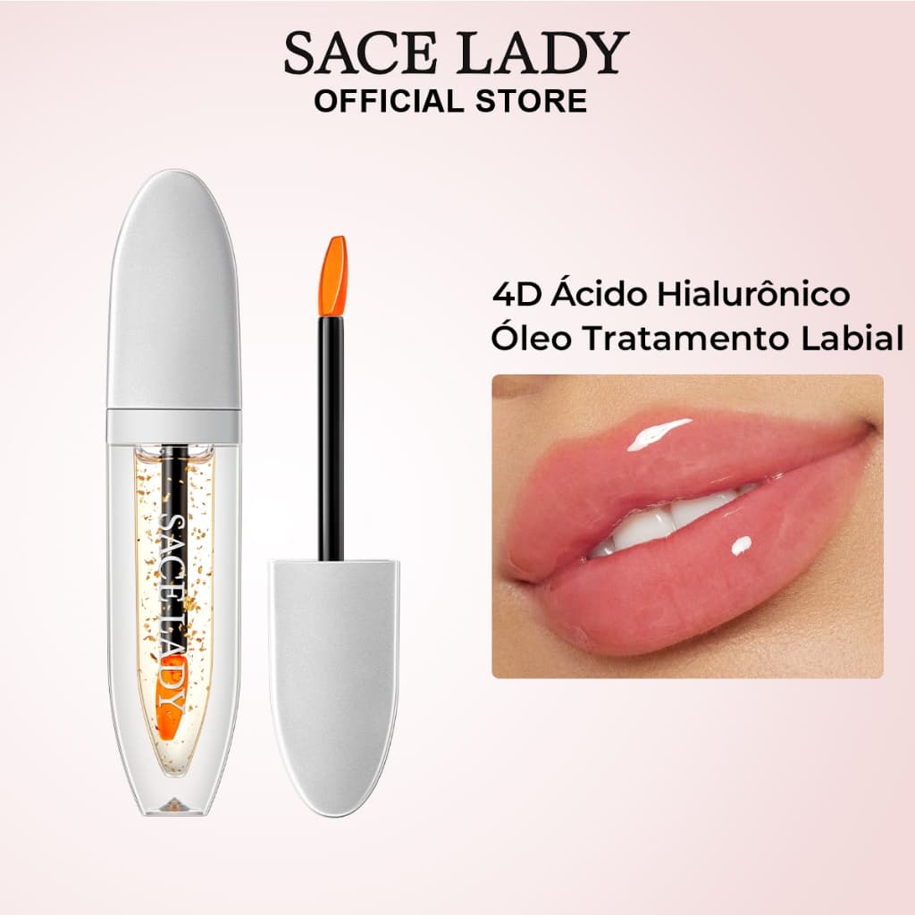 Óleo Labial Rico SACE LADY Batom Ocheal Water-Light Dudu Hidratante E Sem Manchas
