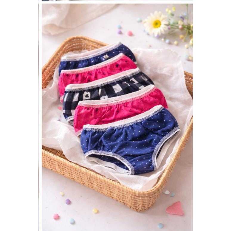 Kit  10 Calcinha Infantil  Menina  Cores lindas Confortavel