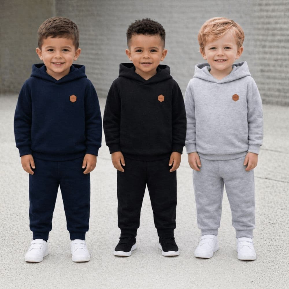 Conjunto Moletom Infantil Menino | 1,2 ou 3 Conjuntos do 01 ao 10 Anos | Casaco + Calça de Moletom