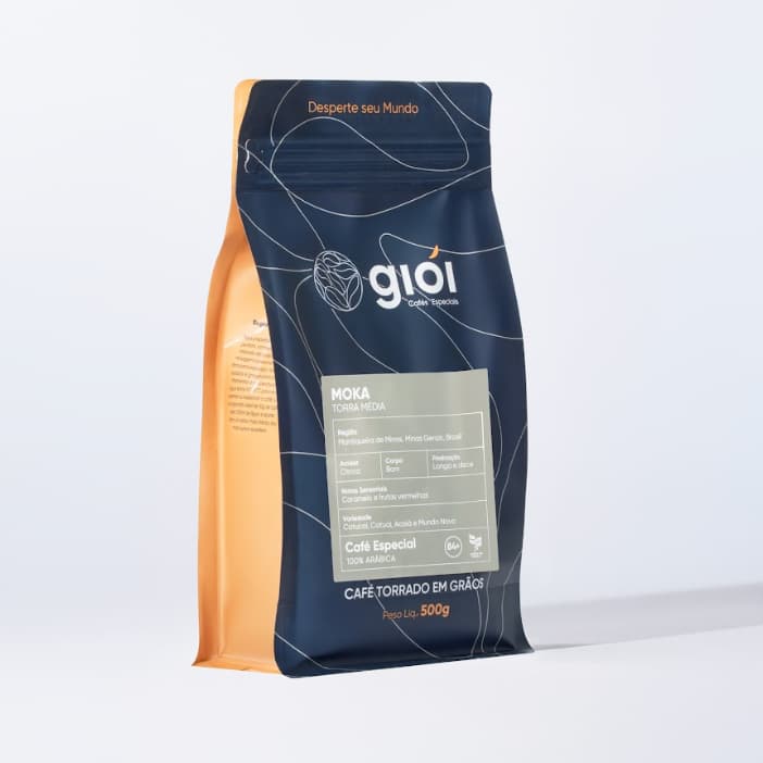 Café Especial 500g Torrado Em Grãos 100% Arábica, 84+ Moka - Giói