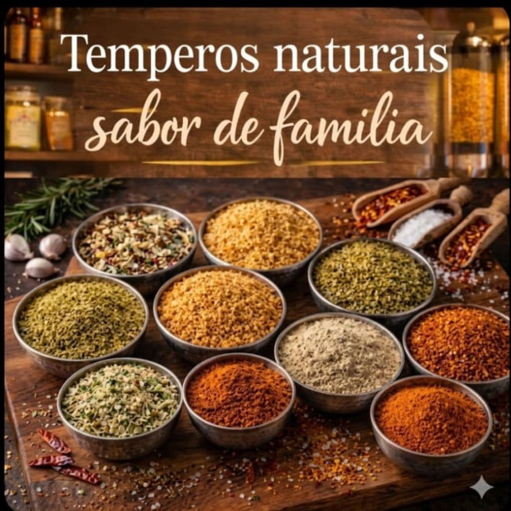 Kit de Temperos e Condimentos Naturais 30g | Sem Conservantes e Prontos para Uso (KIT 2)