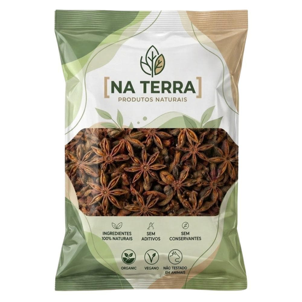 1KG Anis Estrelado 100% Natural para Chá Temperos e Receitas Gourmet