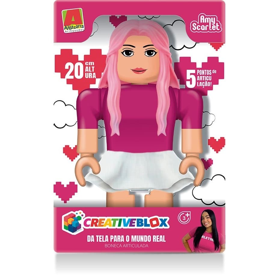 BONECA ARTICULADA AMY SCARLET 20CM ORIGINAL ALGAZARRA