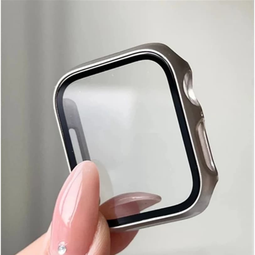 Capa Case Bumper Pelicula De Vidro Duro Resistente Compatível Relogio Smartwatch Apple Watch