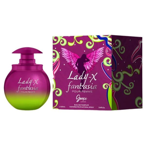 Lady X Fantasia Perfume Feminino Doce Importado 100ml Insp Fantasy