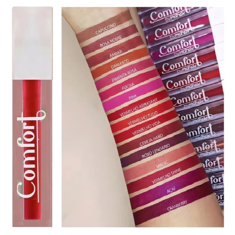 Batom Líquido Matte Mahav Comfort