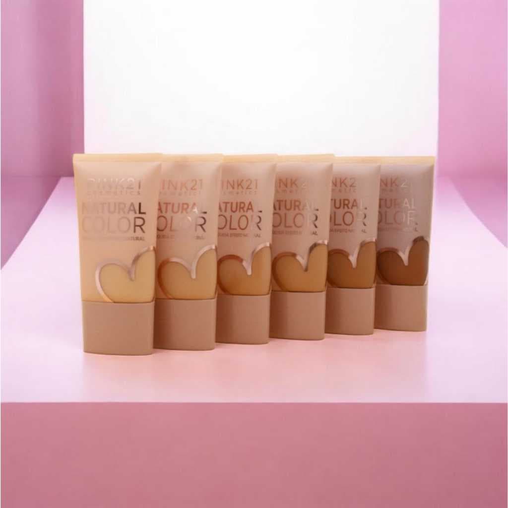 Base liquida efeito natural - Pink21