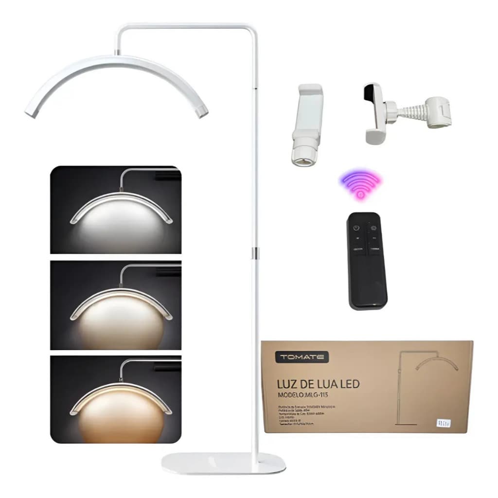 Luminária Meia Lua De Led Profissional Tomate C/ Controle MLG-113