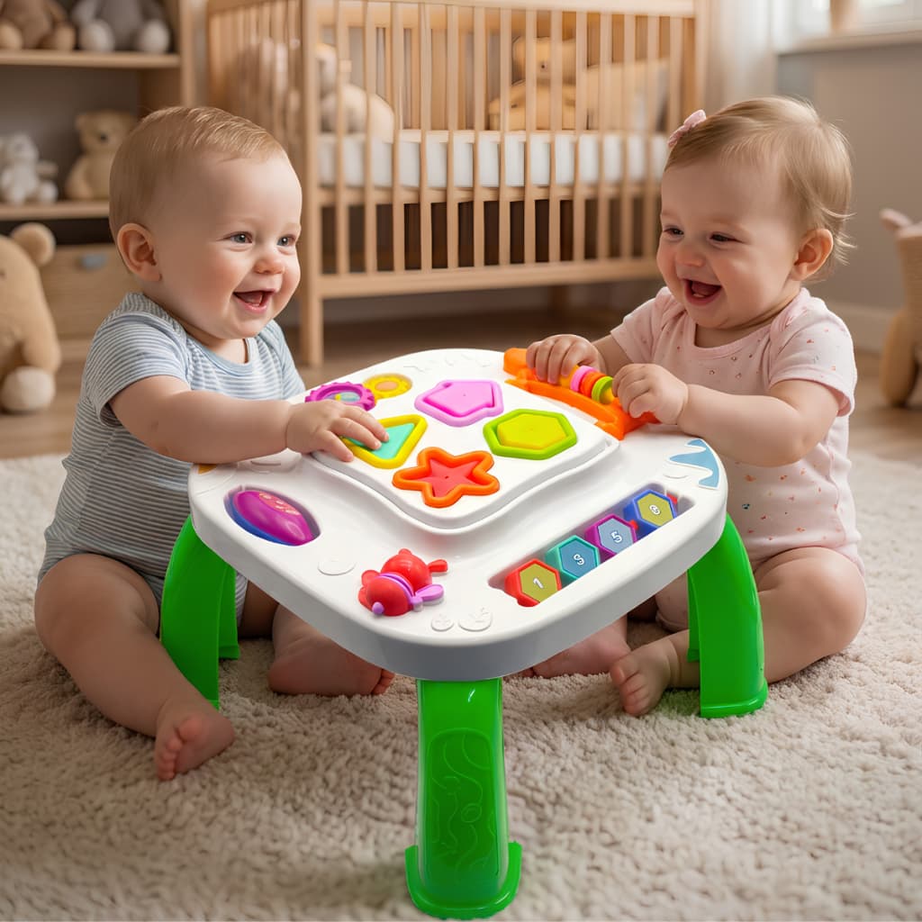 Mesinha Didática Infantil Educativa Divertida Brinquedo Crianças Bebê Atividades