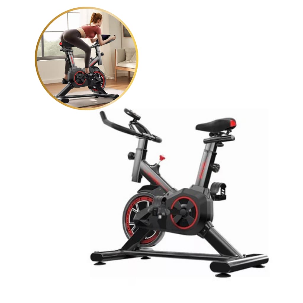 Bicicleta Bike Ergometrica Fitness Cardio E Musculação Profissional 6kg inercia 120kgApartamento Silenciosa BS Fitness