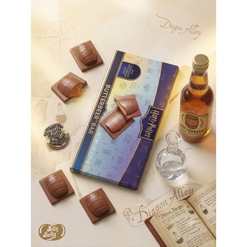 Harry Potter Butterbeer Barra de chocolate com Recheio de Cerveja Amanteigada 53g (Importado)